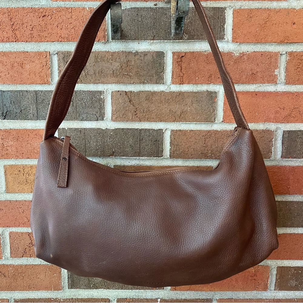 🤎 Marco Buggiani Leather Shoulder Bag - Picture 5 of 7